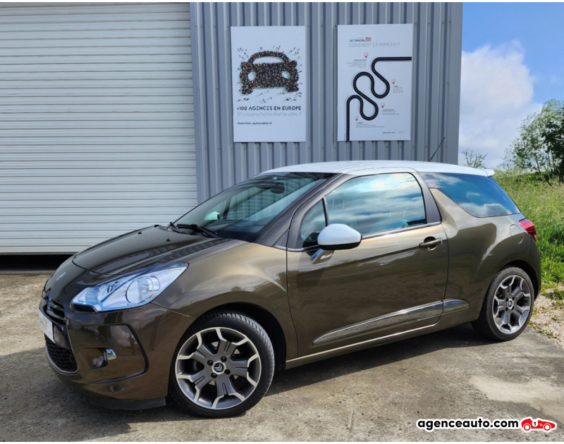 Compra de Coches Usados, Coches Usados Baratos %'|'% Agence Auto Citroen DS3 1.6 E-HDI 115 CH SPORT CHIC FULL CUIR Marron Año 2013 Manuelle Diesel